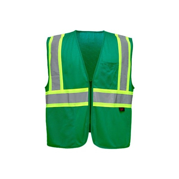 Gss Safety GSS Safety Enhanced Visibility Multi-Color Vest-Cert Green-S/M 3136-SM/MD - main
